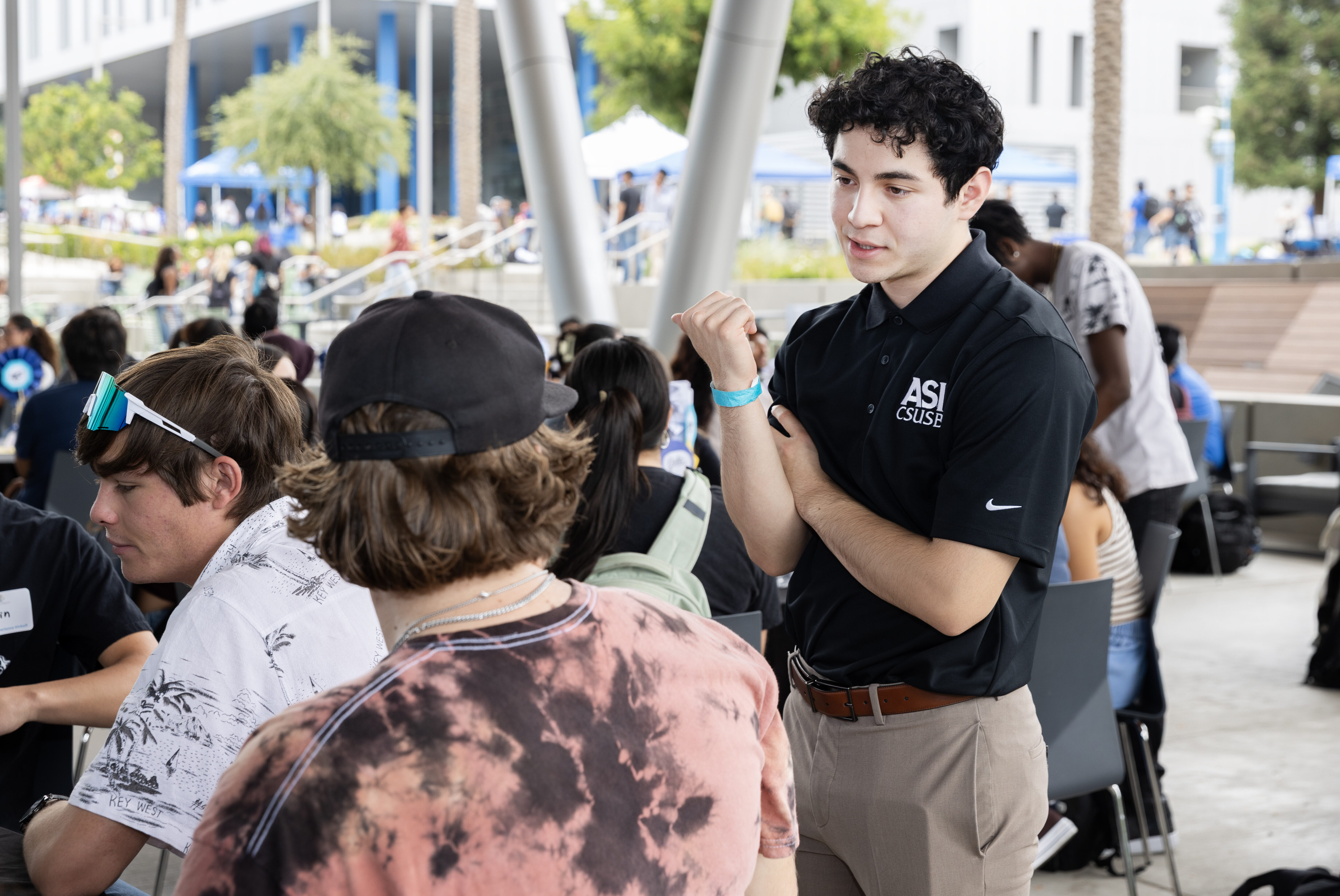 Students at Coyote Experience Kickoff
