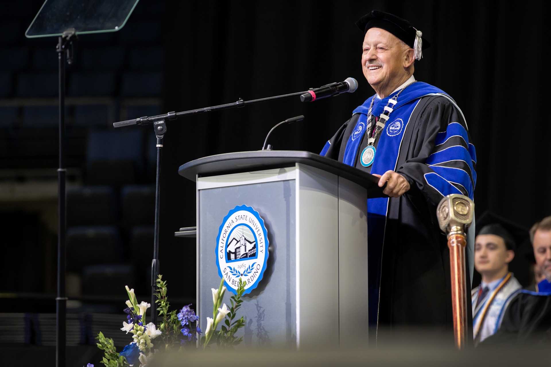 President Morales at Commencement