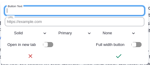 Button Options