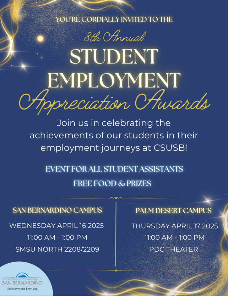 Student Appreciation Awards Flyer