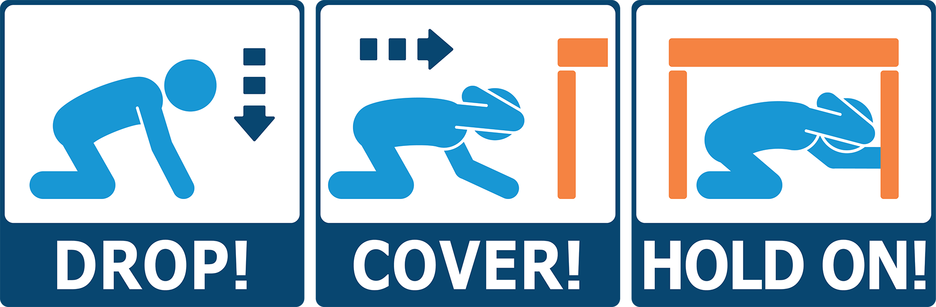 Drop-cover-hold graphic
