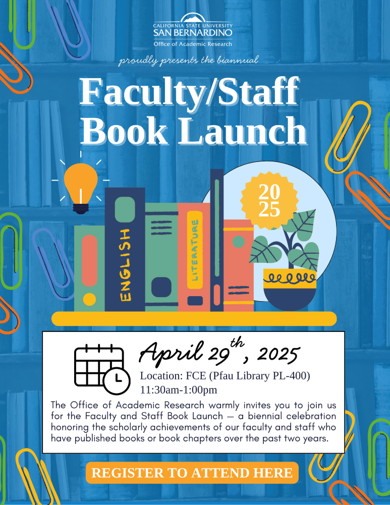 Faculty Staff Book Launch