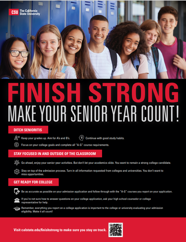 finish strong what to do flyer