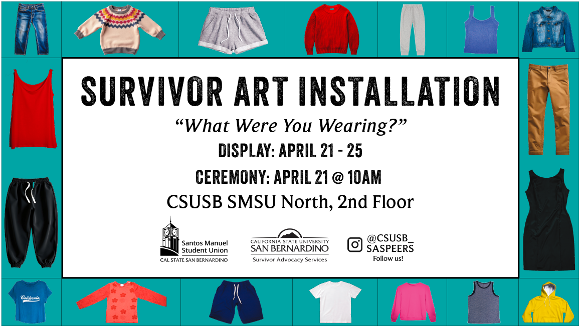 What Were You Wearing exhibit flyer