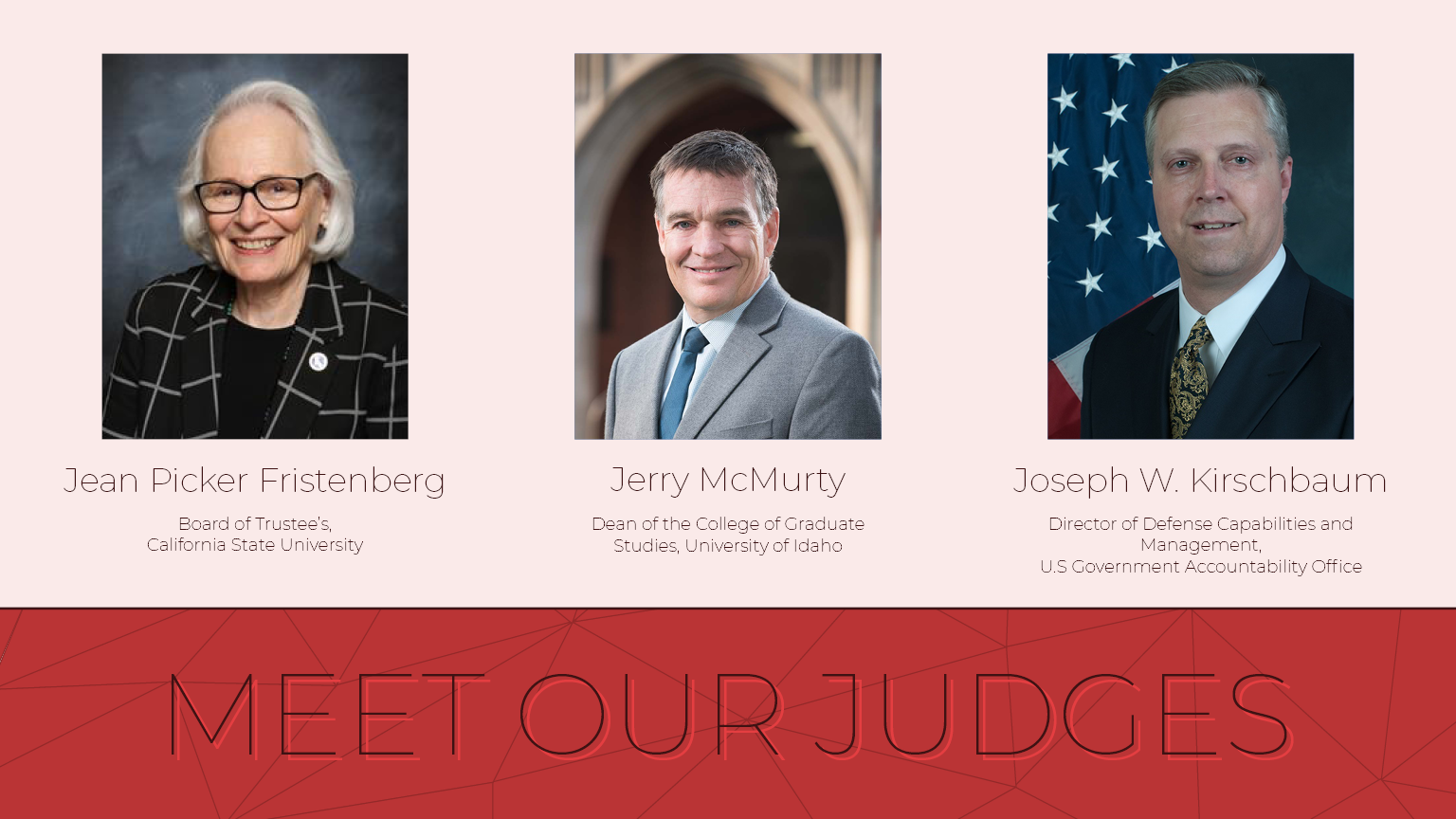 MEET OUR JUDGES