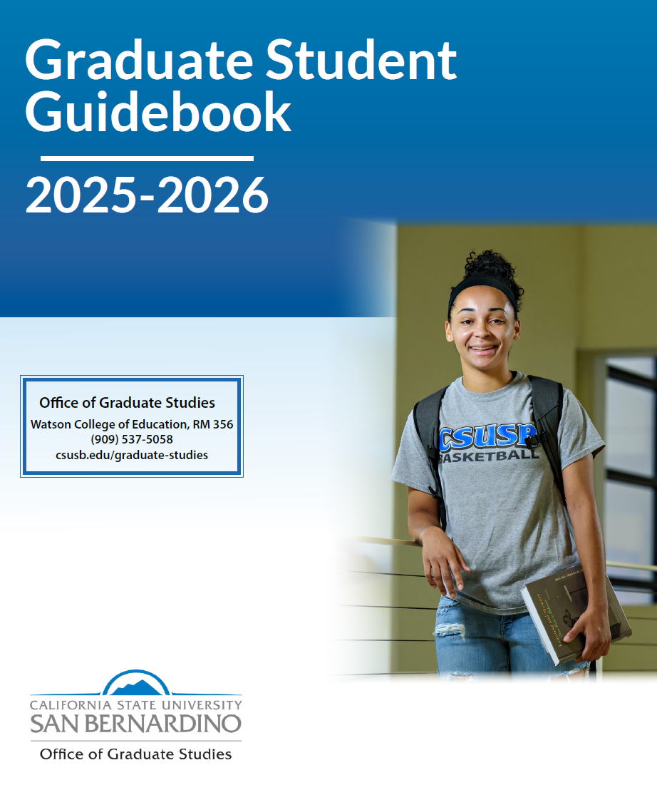 Image showing the front cover of the Graduate Student Guidebook