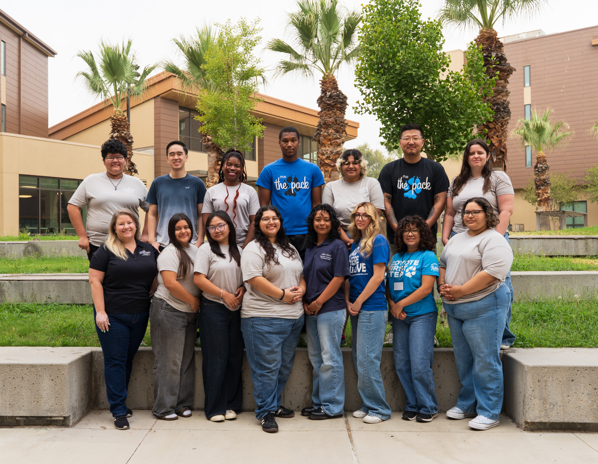 photograph of 2025-2026 HSA Team in the Coyote Village Courtyard