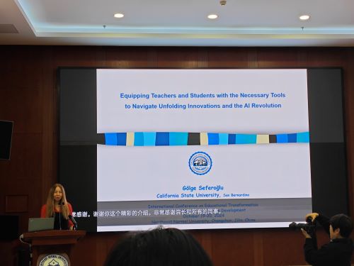 Dr. Seferoglu Presenting