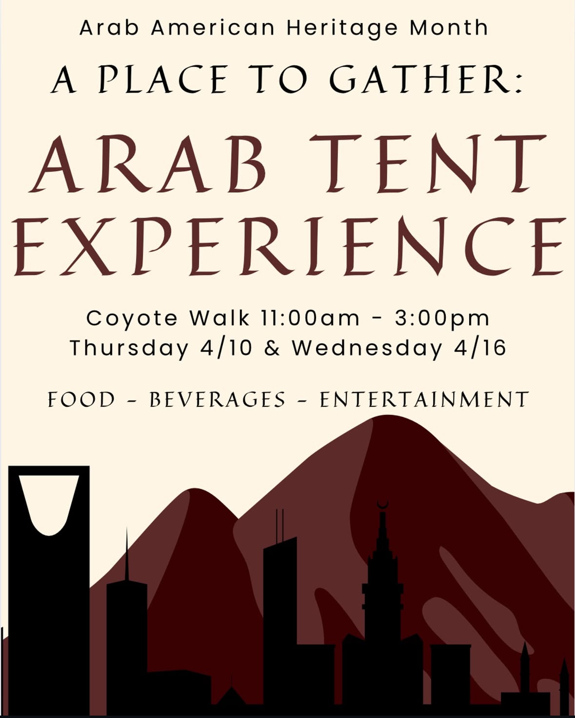 American Heritage Month Tent Experience