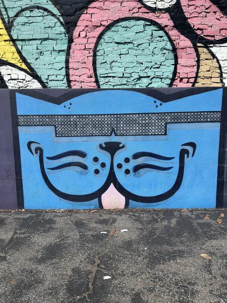 Mural in Filipino town