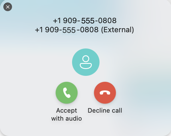 Incoming Direct Call
