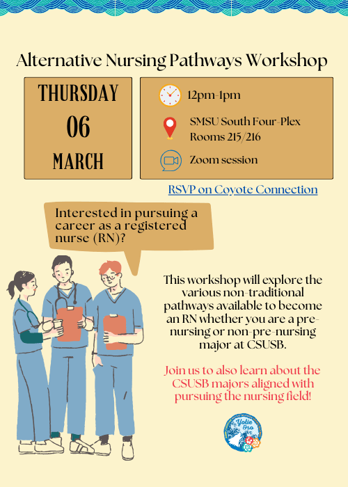 Alternative Nursing Pathways Workshop Flyer