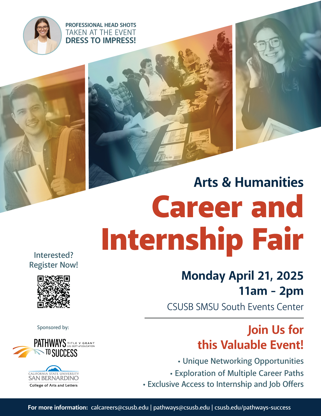 CSUSB Career and Internship Fair 21st April 2025