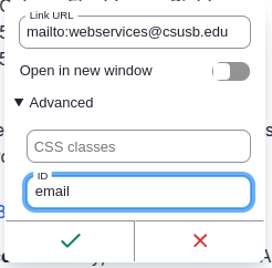 Link Options