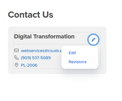 Contact Block
