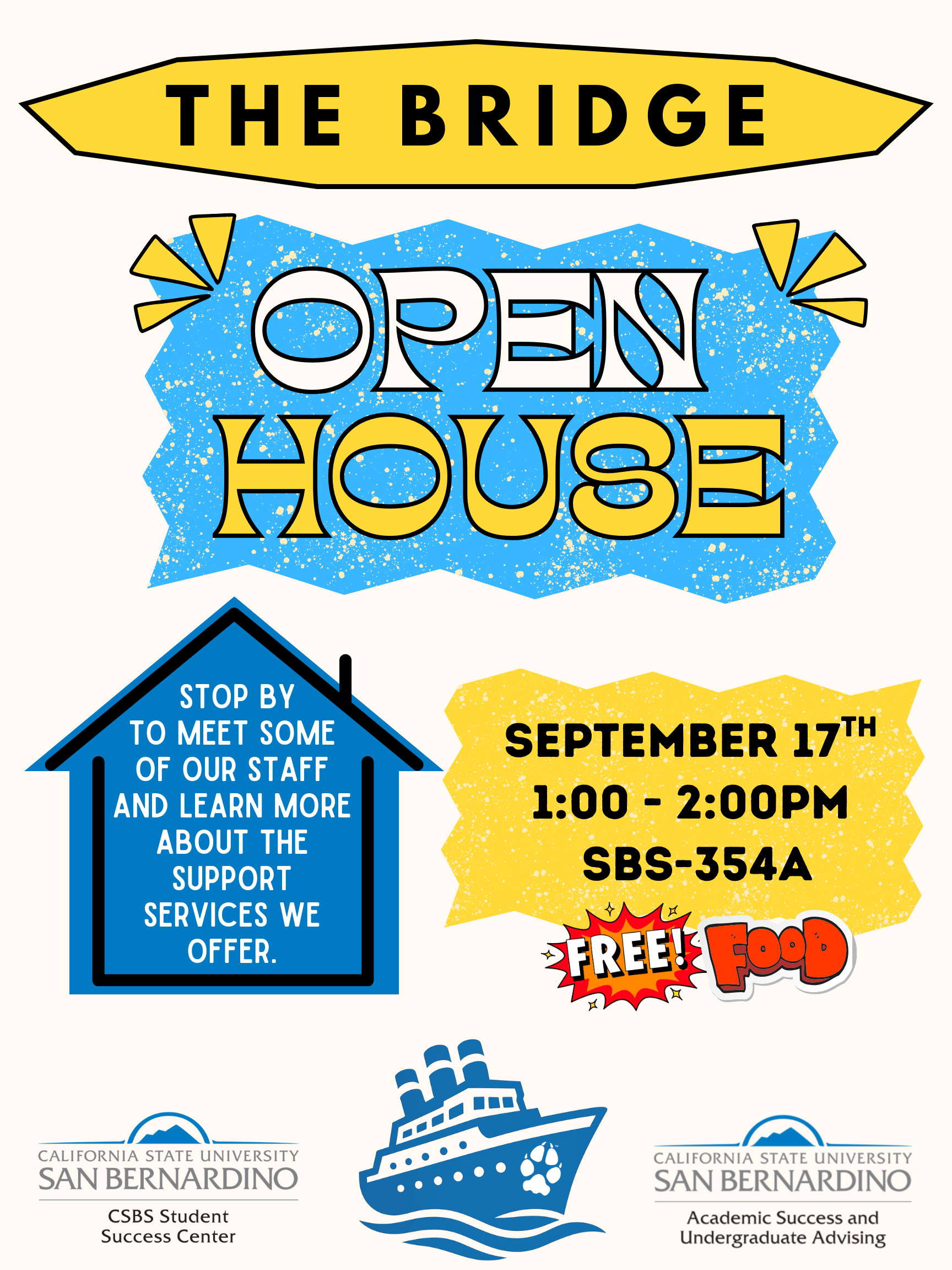 CSBS Bridge Open House Fall 2025