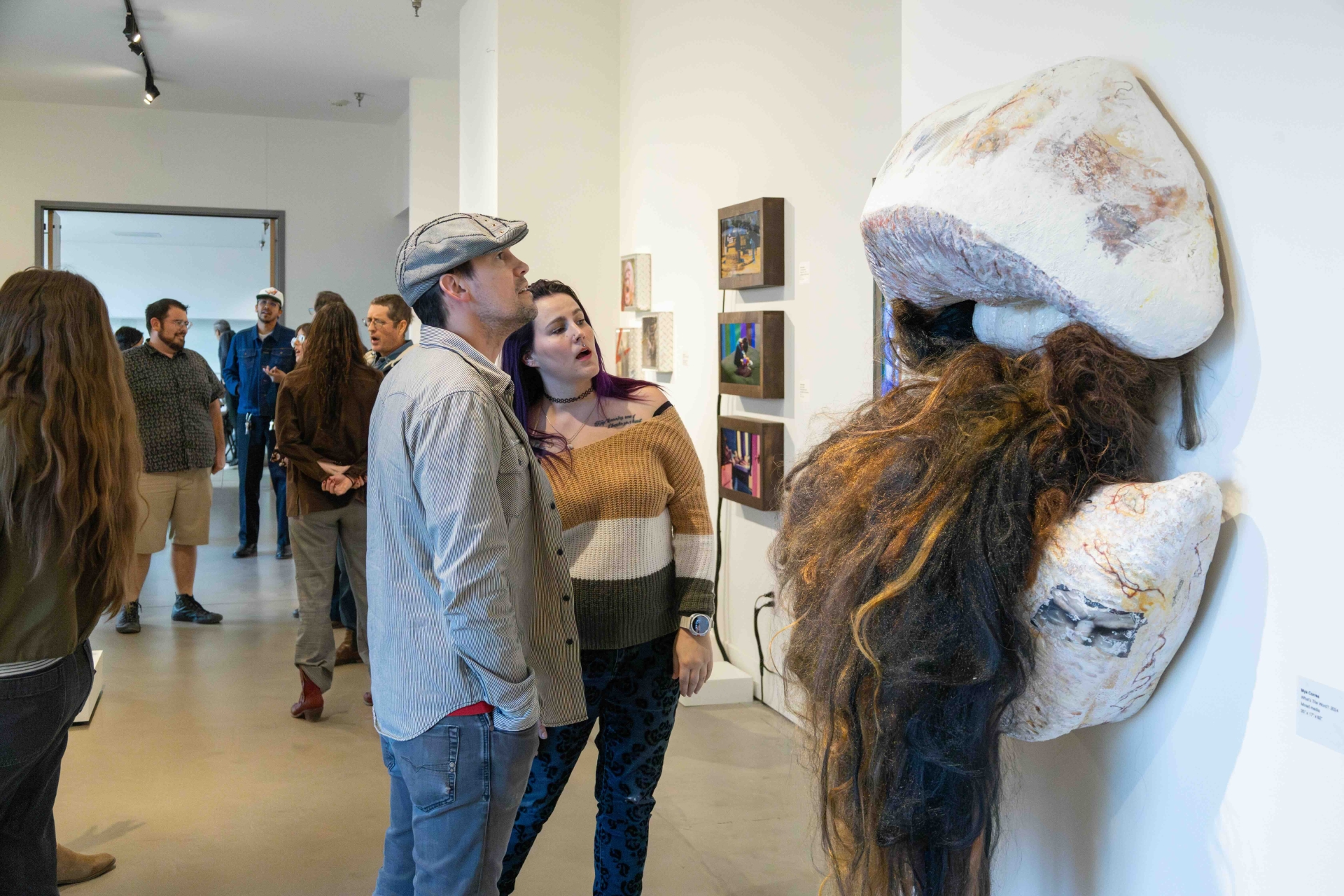 gallery view of Visual Language exhibtion reception 