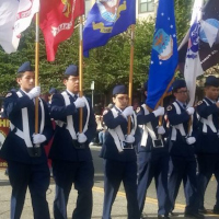 West Covina HS Color Guard
