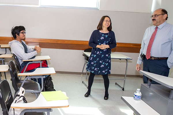 Dajani praised Zhang’s dedication to research and student success.