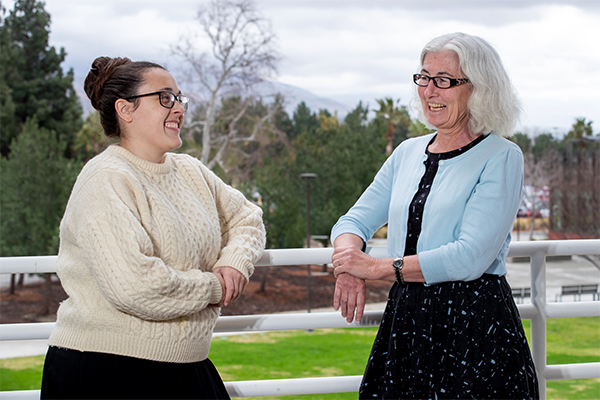 Jacqueline Coyle-Shapiro with her current student, Breanna Hinckley