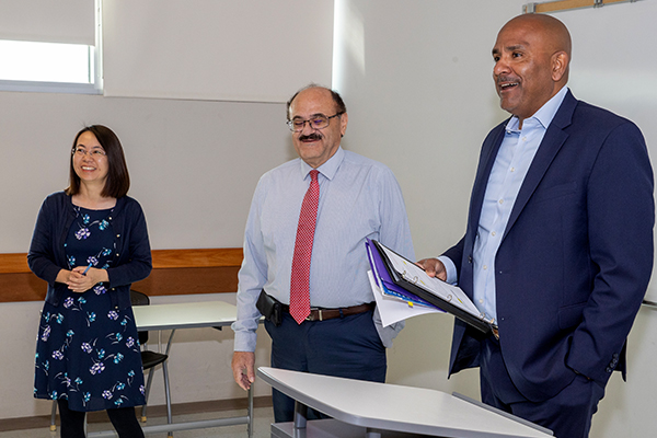 Mohamed shared that Zhang has won the 2024-25 Outstanding Service Award for her extensive, sustained service to students, the university and the broader academic and professional community.