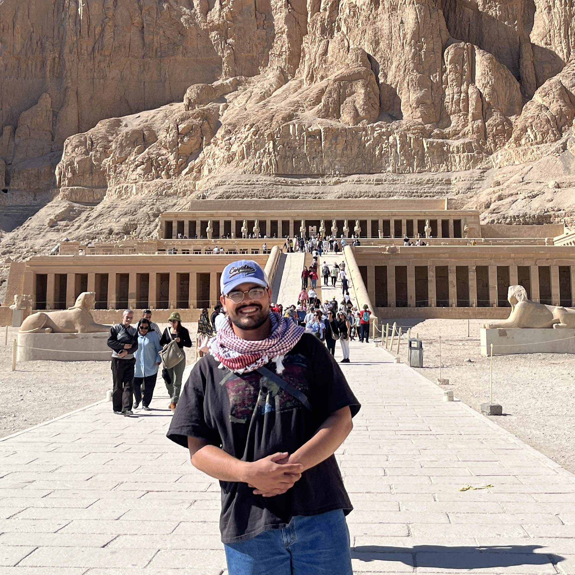 Nathaniel Saavedra in Egypt