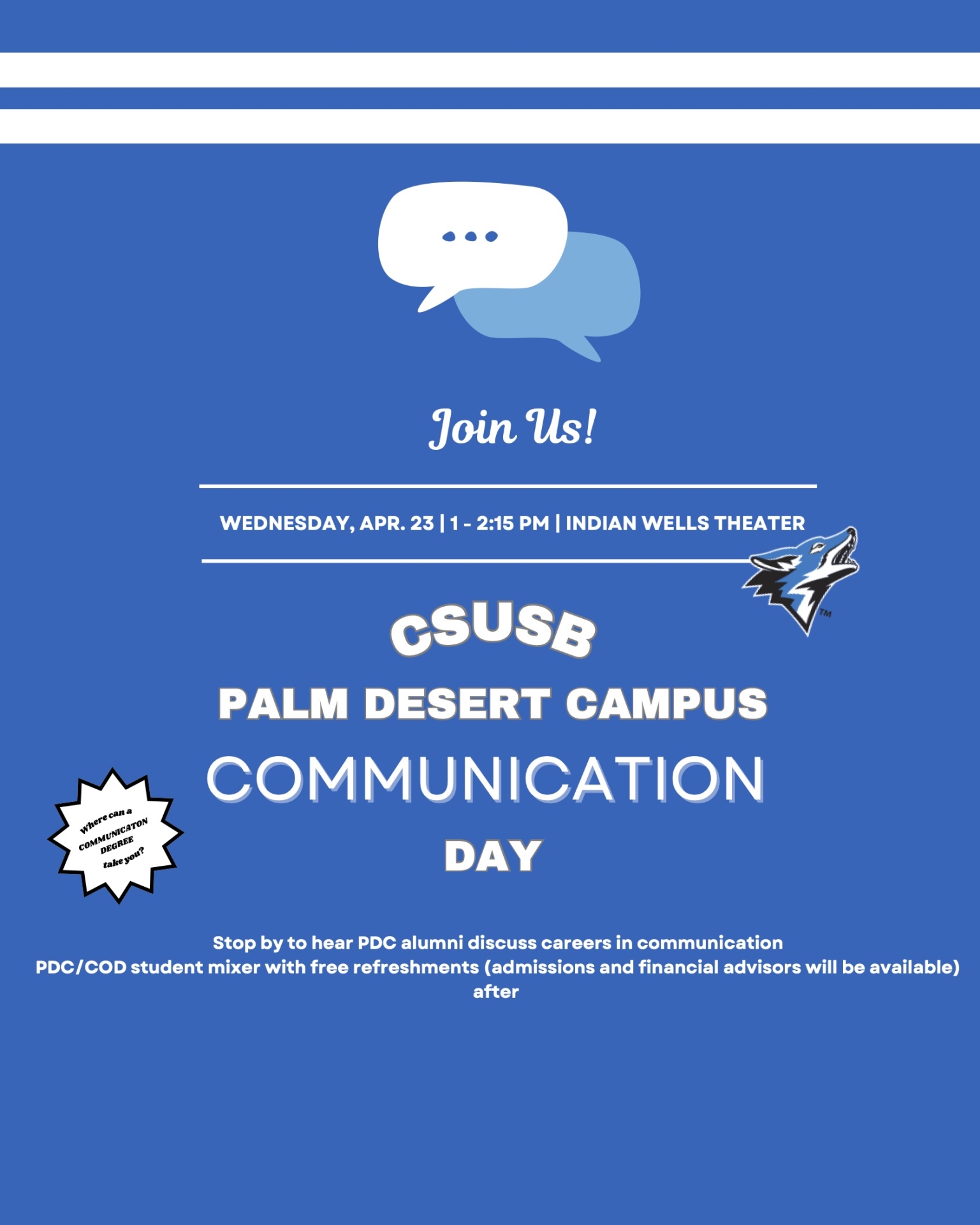 PDC Comm Day 23rd April 2025