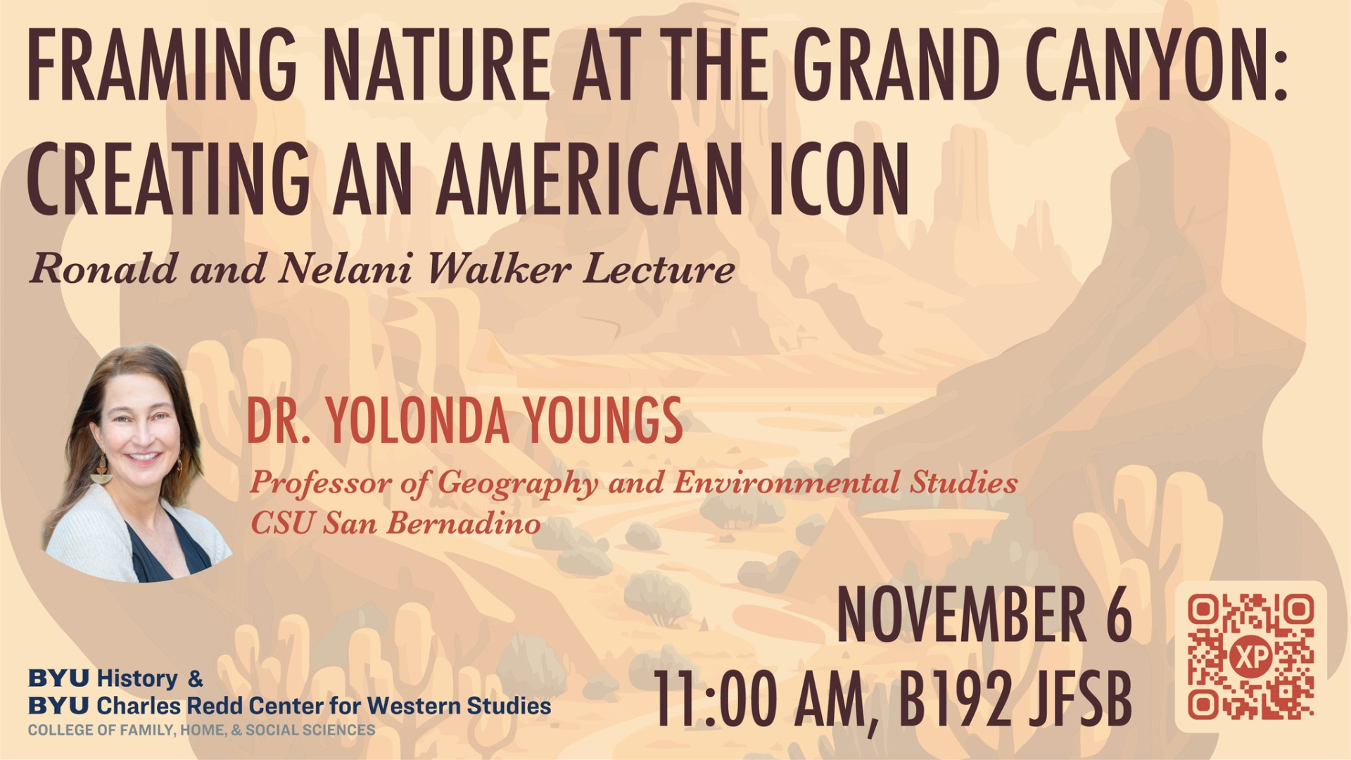 2025 Ronald and Nelani Walker Lecture event flyer