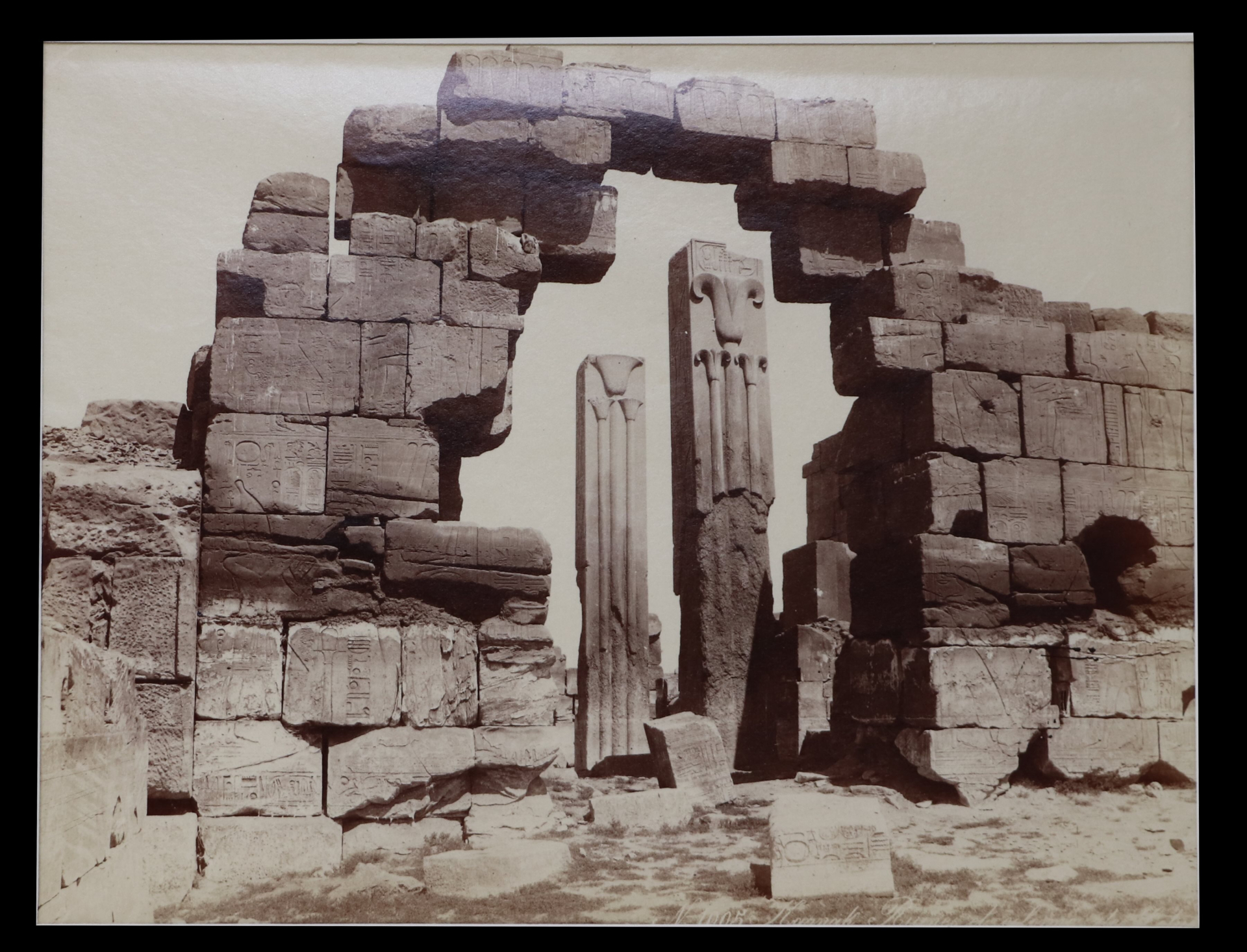 photograph of Untitled Karnak ruins