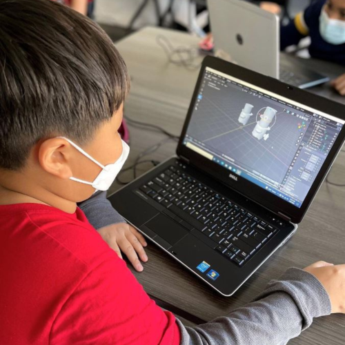 child at computer