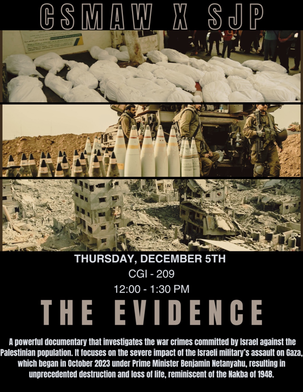CSMAW X SJP: The Evidence