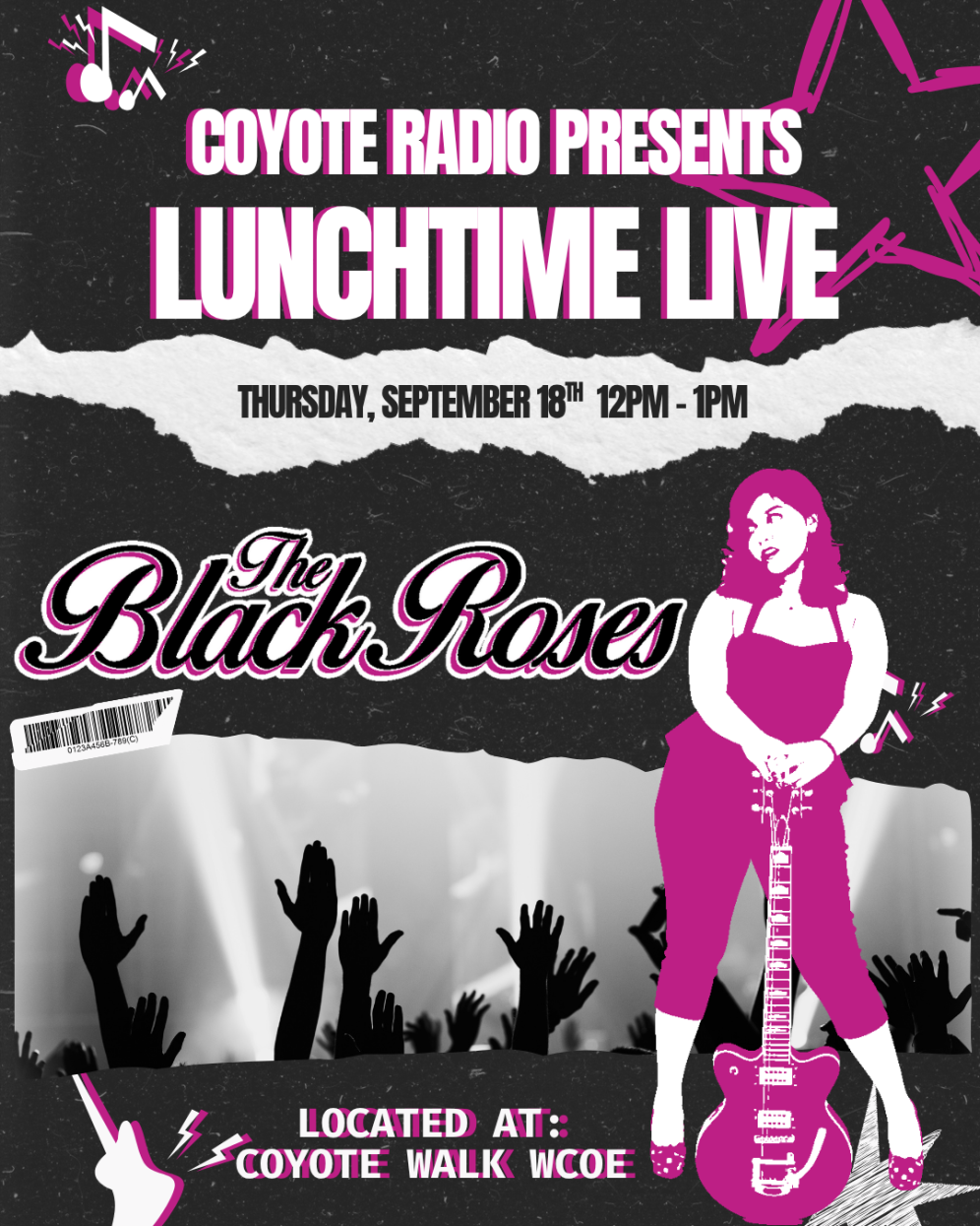 Lunchtime Live Flyers Graphic Designer