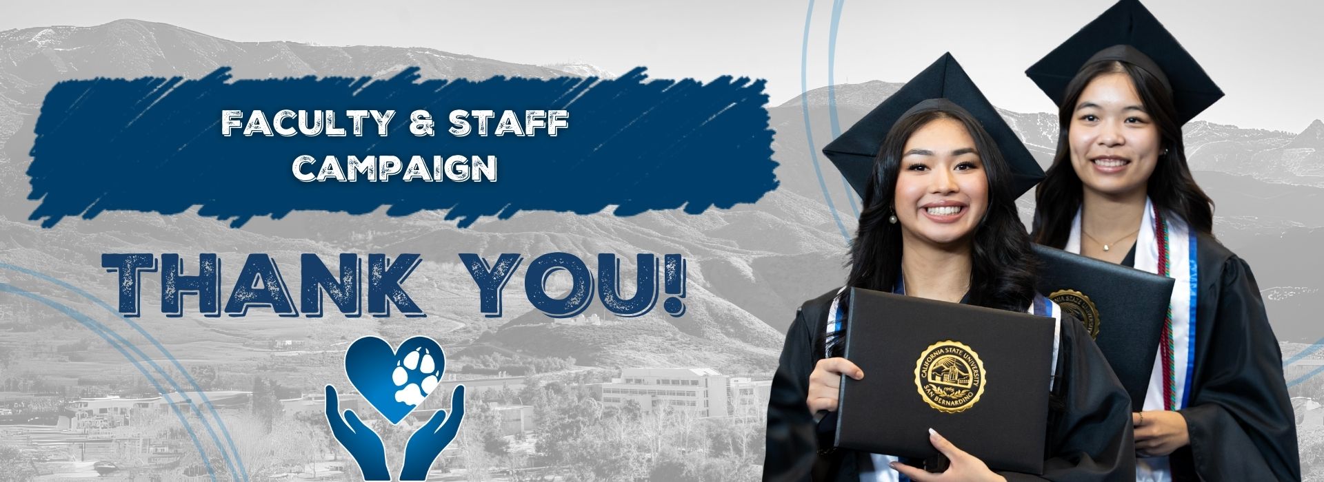 Faculty-staff campaign header