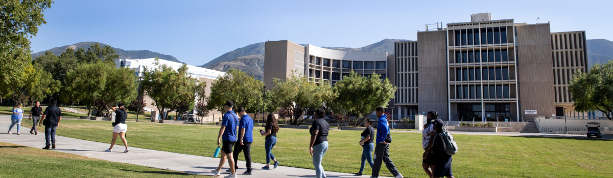 CSUSB front lawn