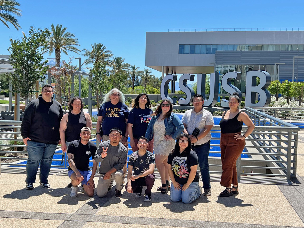 Back row from left, Bshara Alsheikh, Christina Monson, Randi Stoner, Ahlys Gandara, Erin Maddex, Moises Leon and Margaret Phillips; front row kneeling, Samuel Griffin, Gustavo Alonso, Ayden Kelly and Marlet Felix. Not pictured: Allen Hall, Isai Martinez, and Jessie Zepeda.