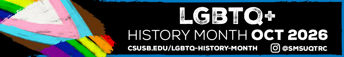 LGBTQ+ History Month graphic