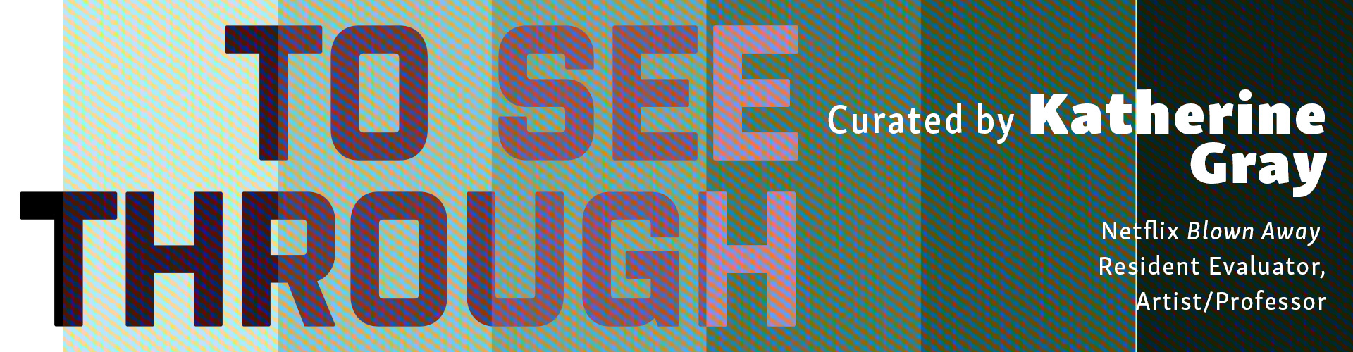To See Through Exhibition Digital Banner