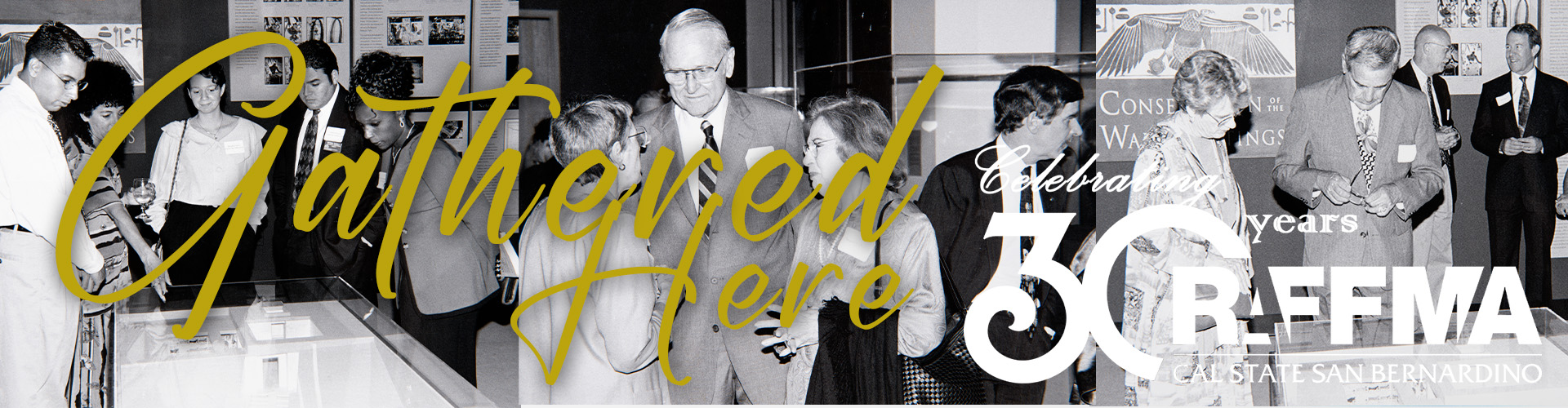 Gathered Here Exhibition Digital Banner