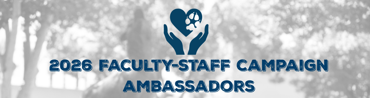 2026 Faculty-Staff Campaign Ambassadors Graphic