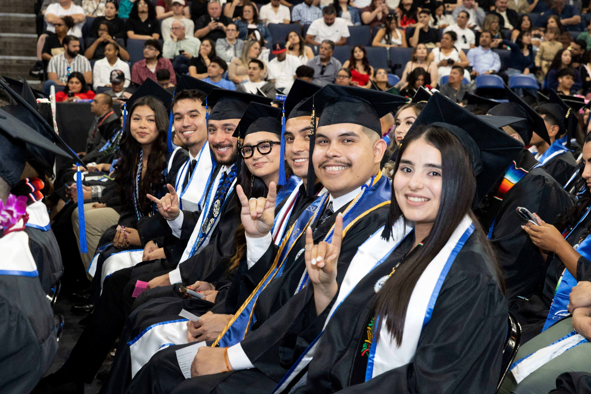 Students at Commencement