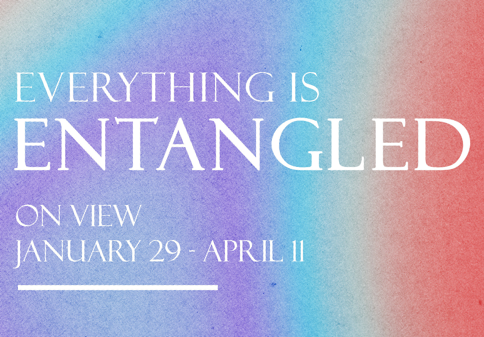 Entagnled exhibition title image 