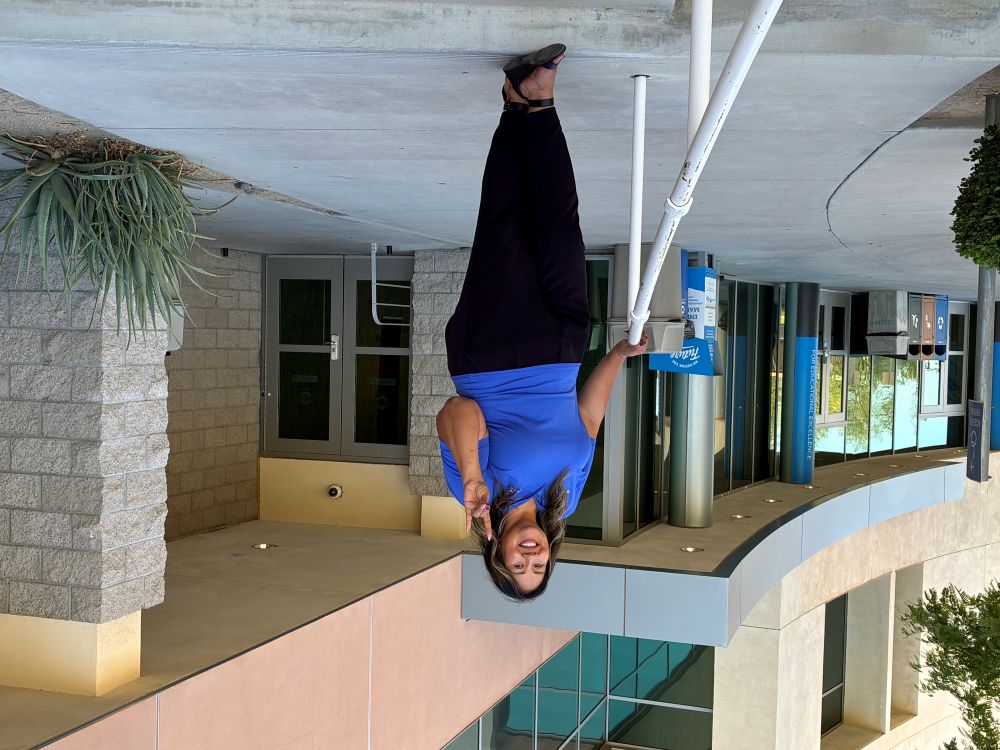 Avi Rodriguez on campus
