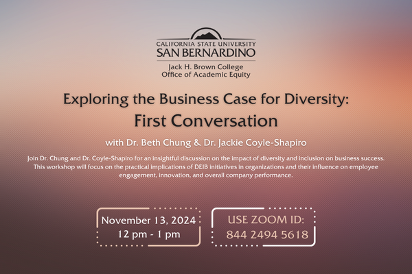 Exploring the Business Case For Diversity