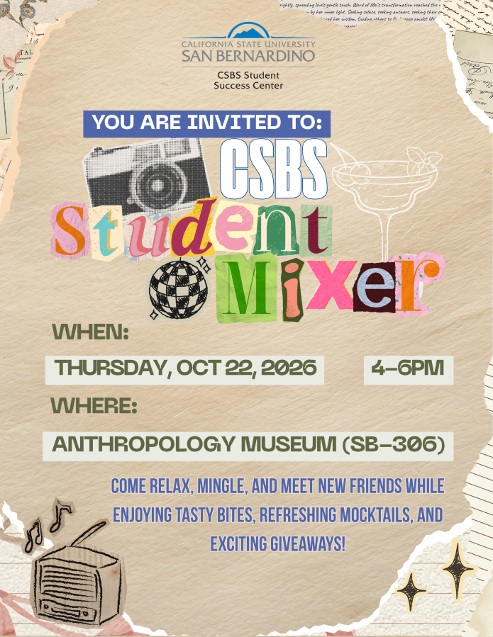 CSBS Fall 2026 Student Mixer Flyer