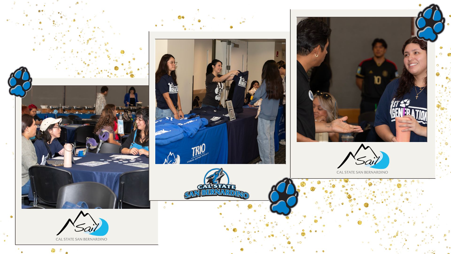Students, SAIL staff and Volunteers at CSUSB's National First Generation Celebration