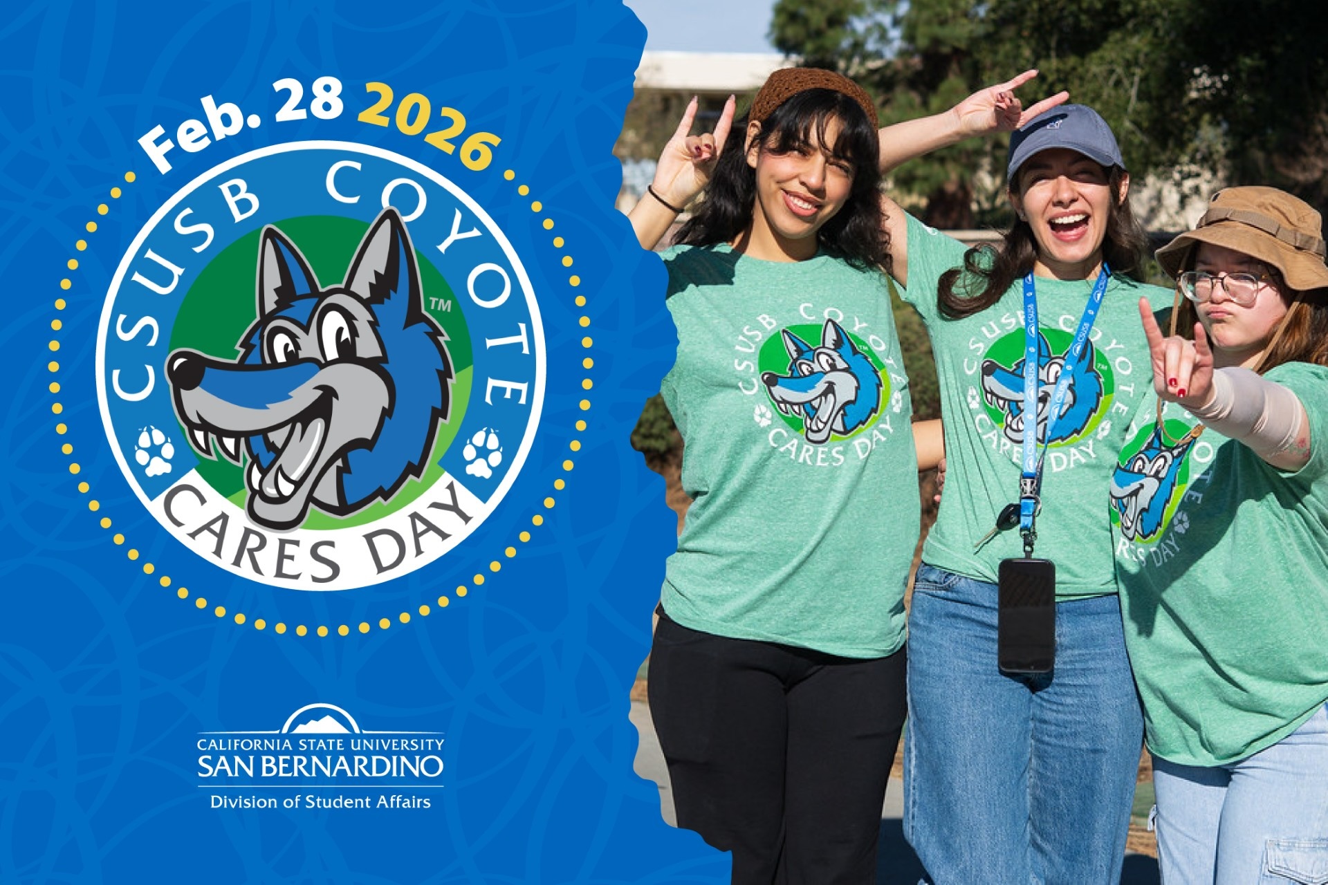 2026 Coyote Cares Day flyer