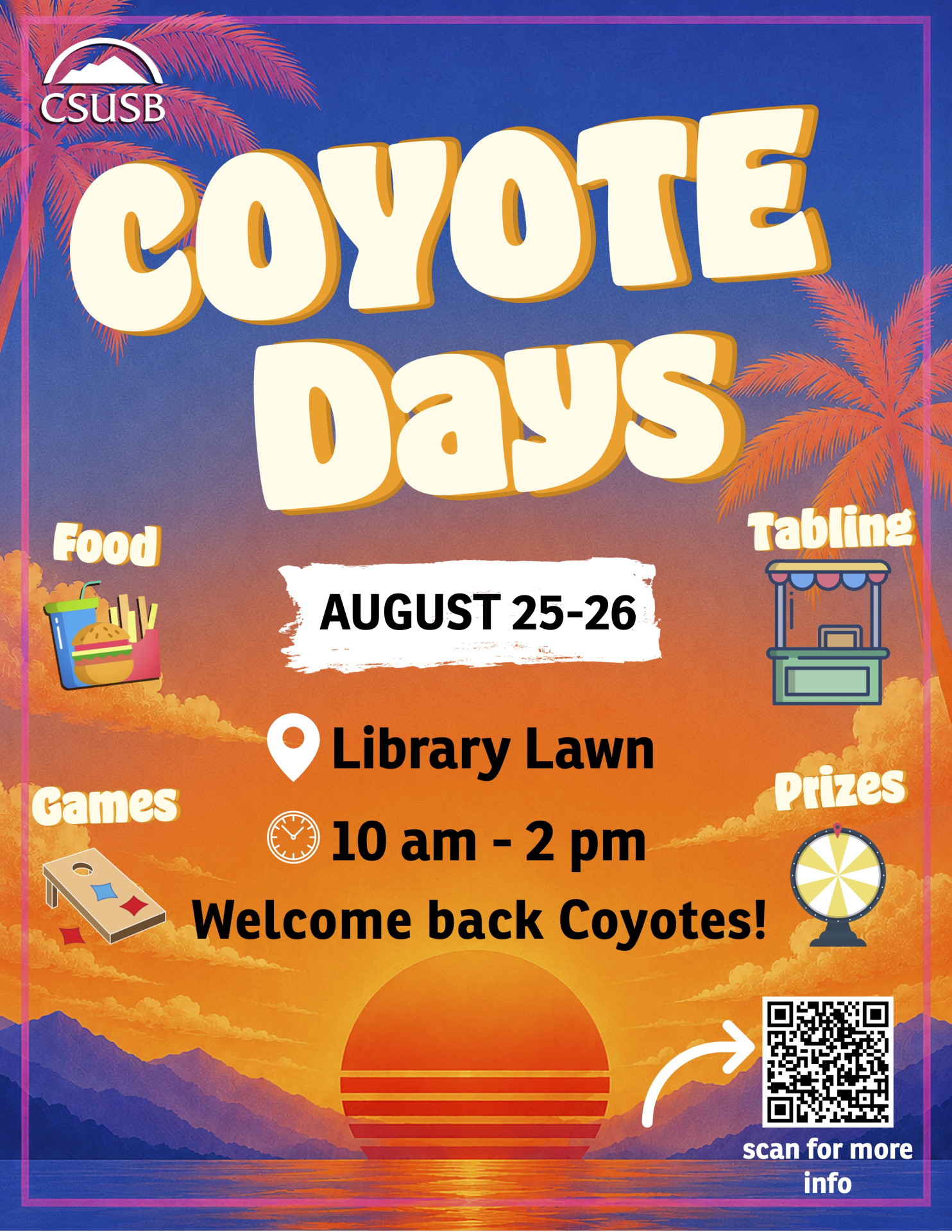 Flyer advertising Coyote Days event