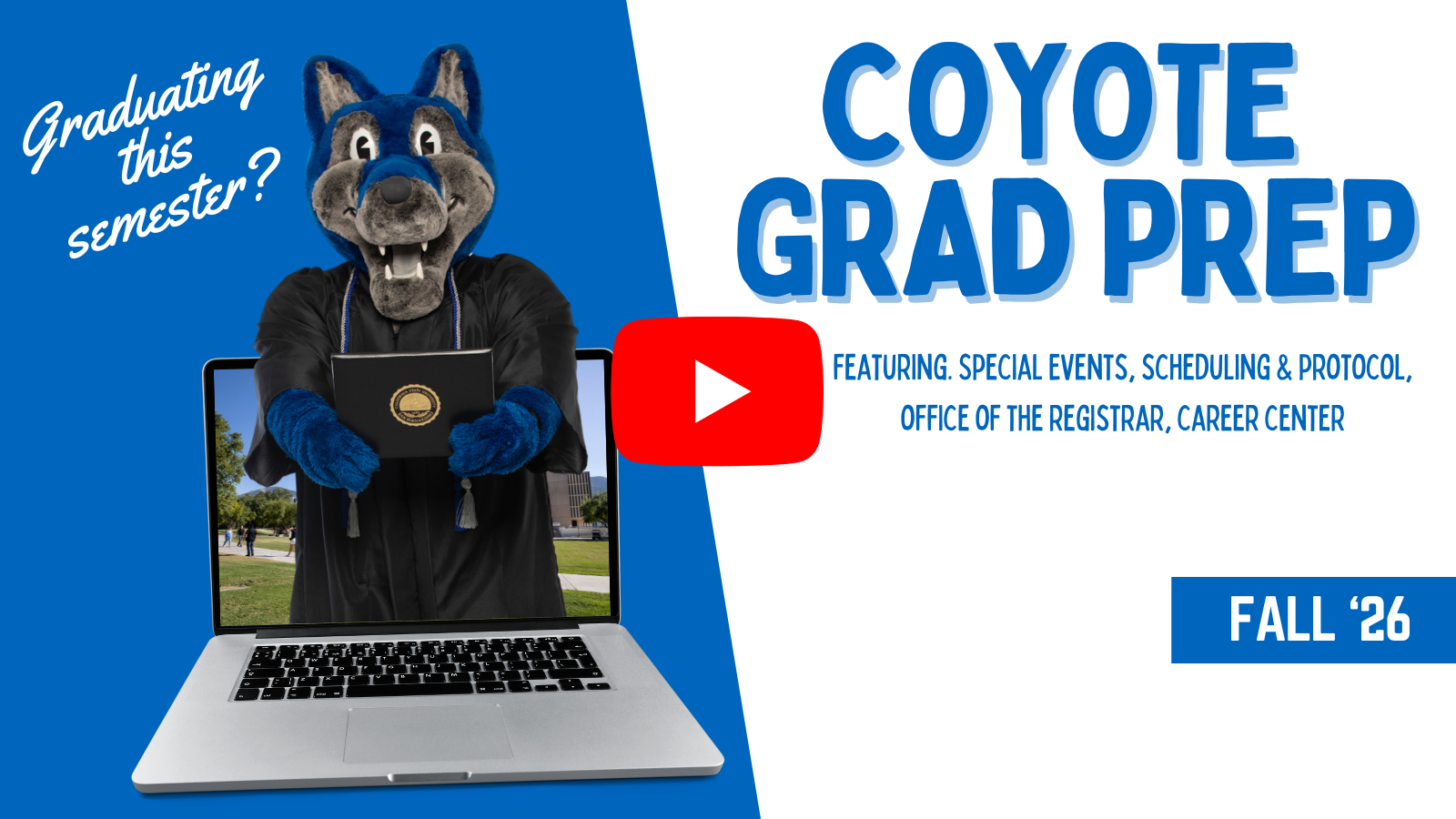 Coyote grad prep recording