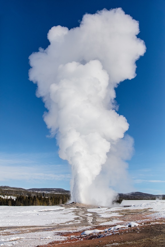geyser erupting