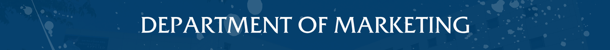 DEPARTMENT OF MARKETING